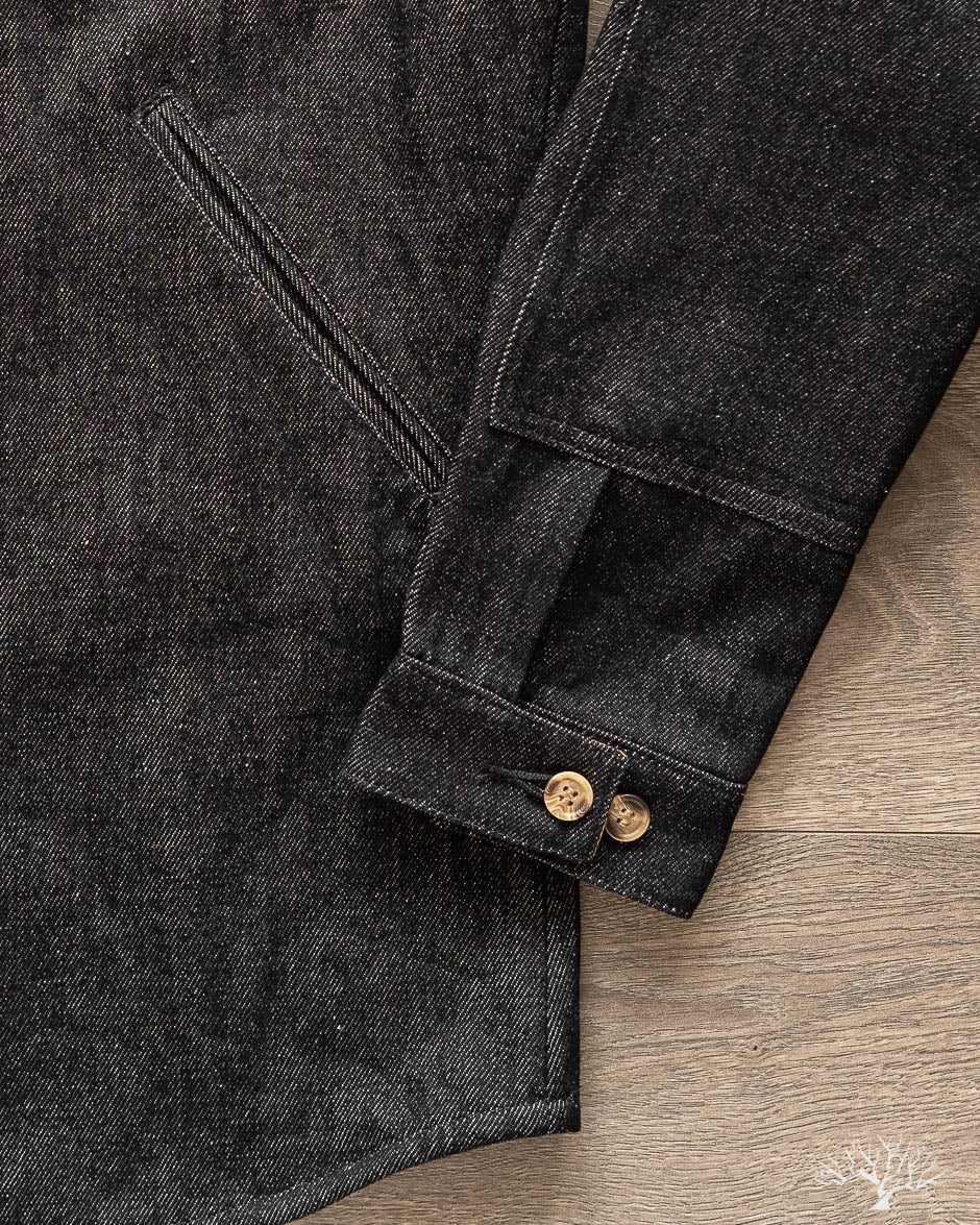 Denim Crissman Overshirt - 14 oz Black Denim