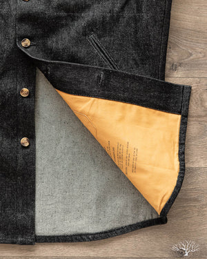 Denim Crissman Overshirt - 14 oz Black Denim