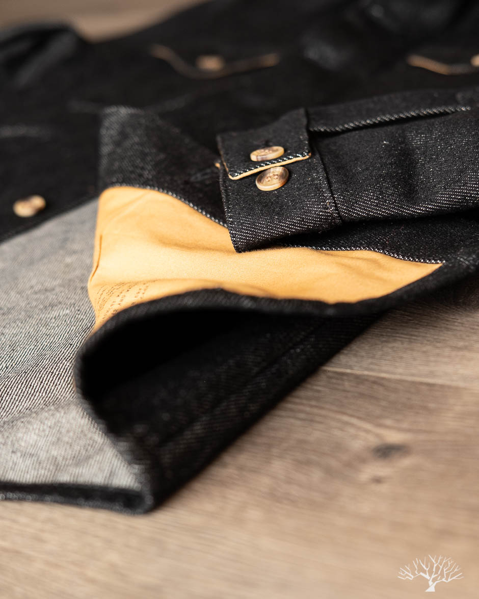 Denim Crissman Overshirt - 14 oz Black Denim
