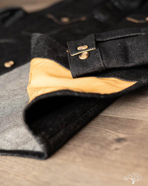 Denim Crissman Overshirt - 14 oz Black Denim