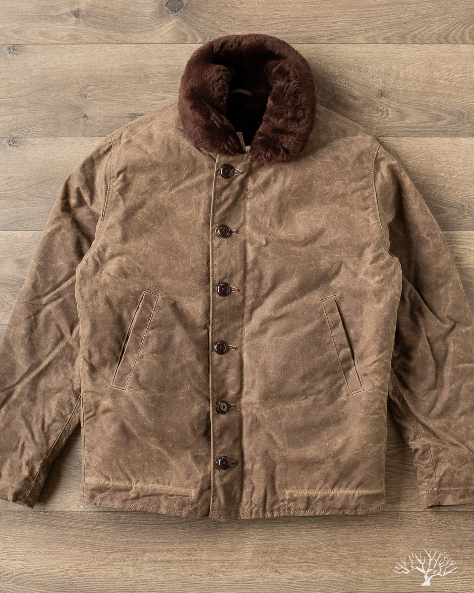 Dehen N-1 Deck Jacket Dark Tan