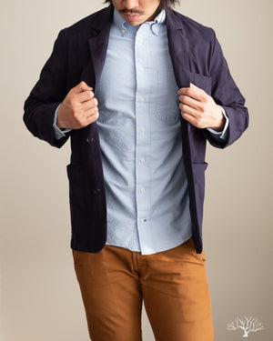 Gitman Vintage Dobby Dot Alfie Jacket - Navy