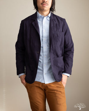 Gitman Vintage Dobby Dot Alfie Jacket - Navy
