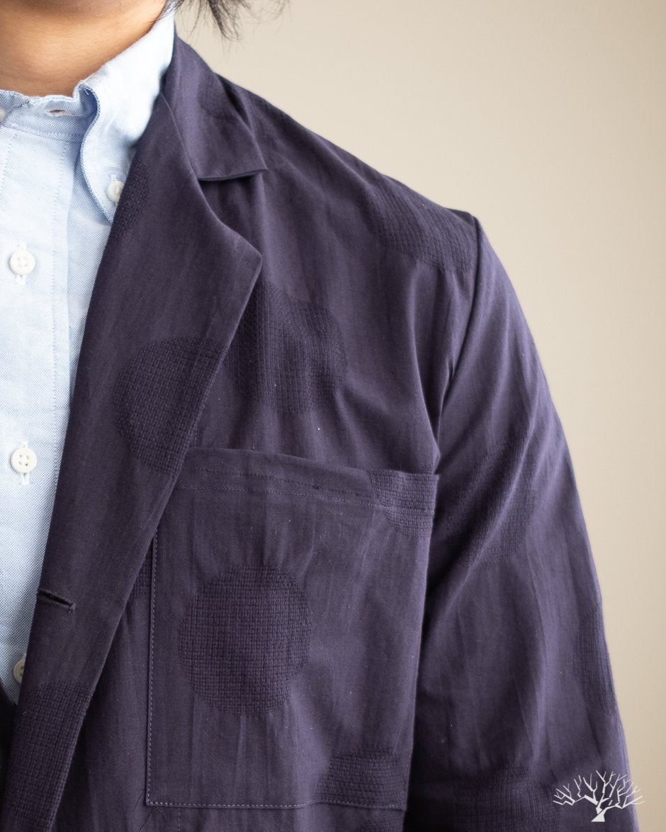 Gitman Vintage Dobby Dot Alfie Jacket - Navy