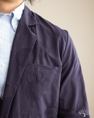 Gitman Vintage Dobby Dot Alfie Jacket - Navy