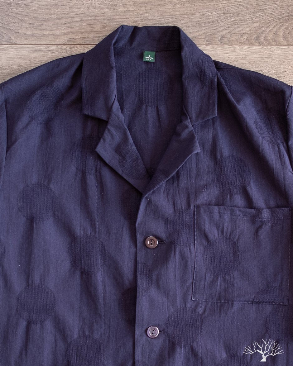 Gitman Vintage Dobby Dot Alfie Jacket - Navy