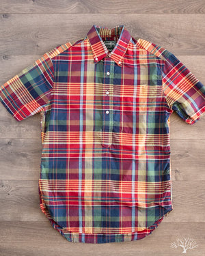 Gitman Vintage Archive Madras Popover - Red/Yellow