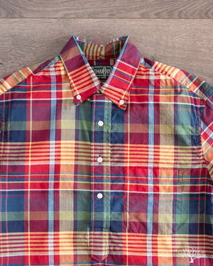 Gitman Vintage Archive Madras Popover - Red/Yellow