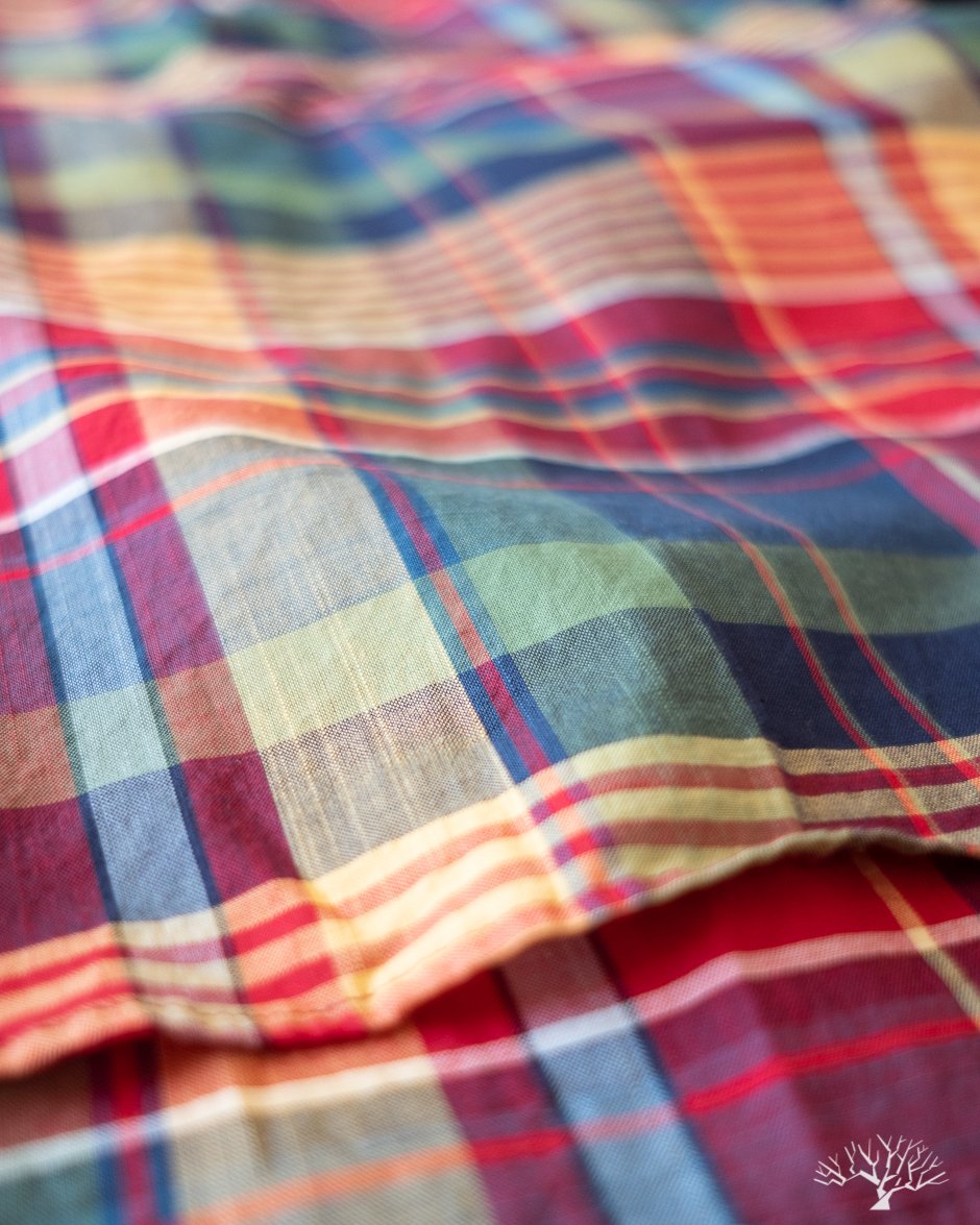Gitman Vintage Archive Madras Popover - Red/Yellow