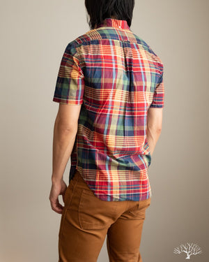 Gitman Vintage Archive Madras Popover - Red/Yellow