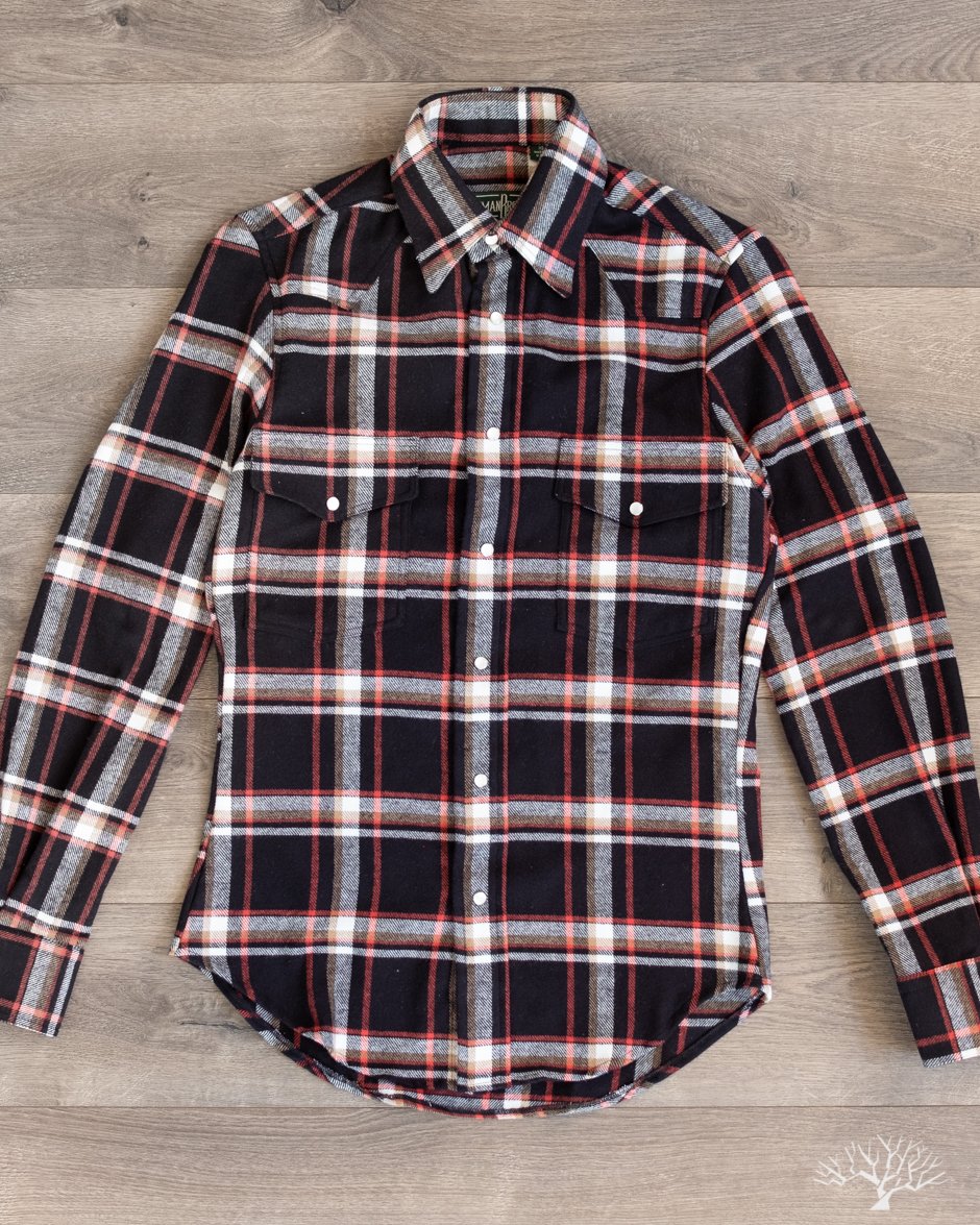Gitman Vintage Red Country Plaid Western Shirt