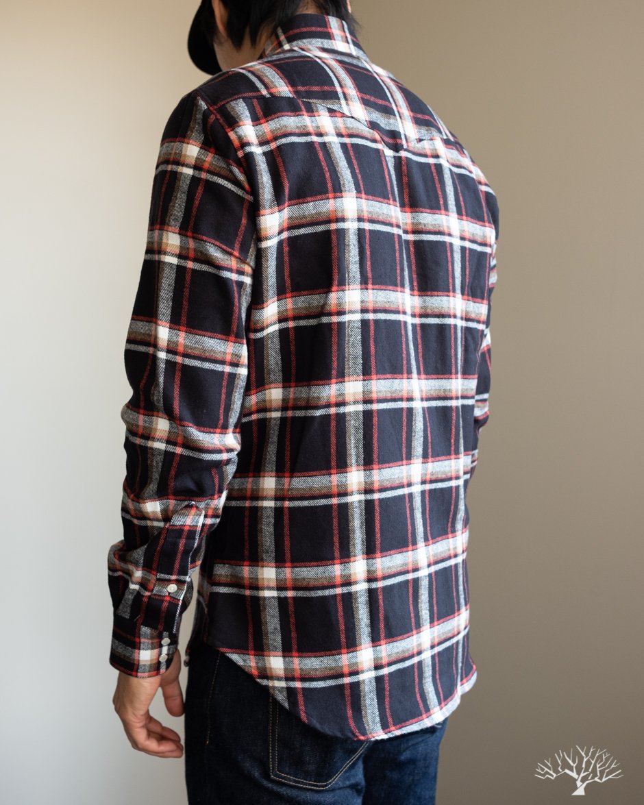 Gitman Vintage Red Country Plaid Western Shirt