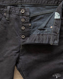 IH-777S-142od - Indigo Overdyed Black Slim Tapered Denim