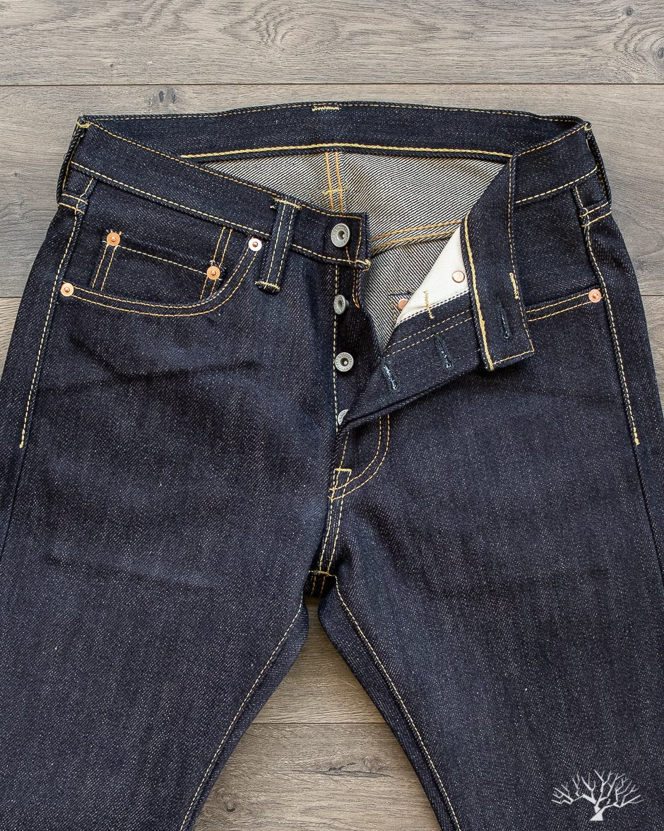 IH-555-XHS - 25oz Indigo Selvedge Super Slim Denim