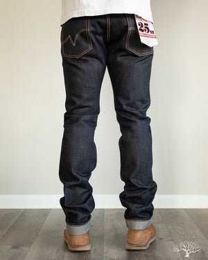 IH-555-XHS - 25oz Indigo Selvedge Super Slim Denim