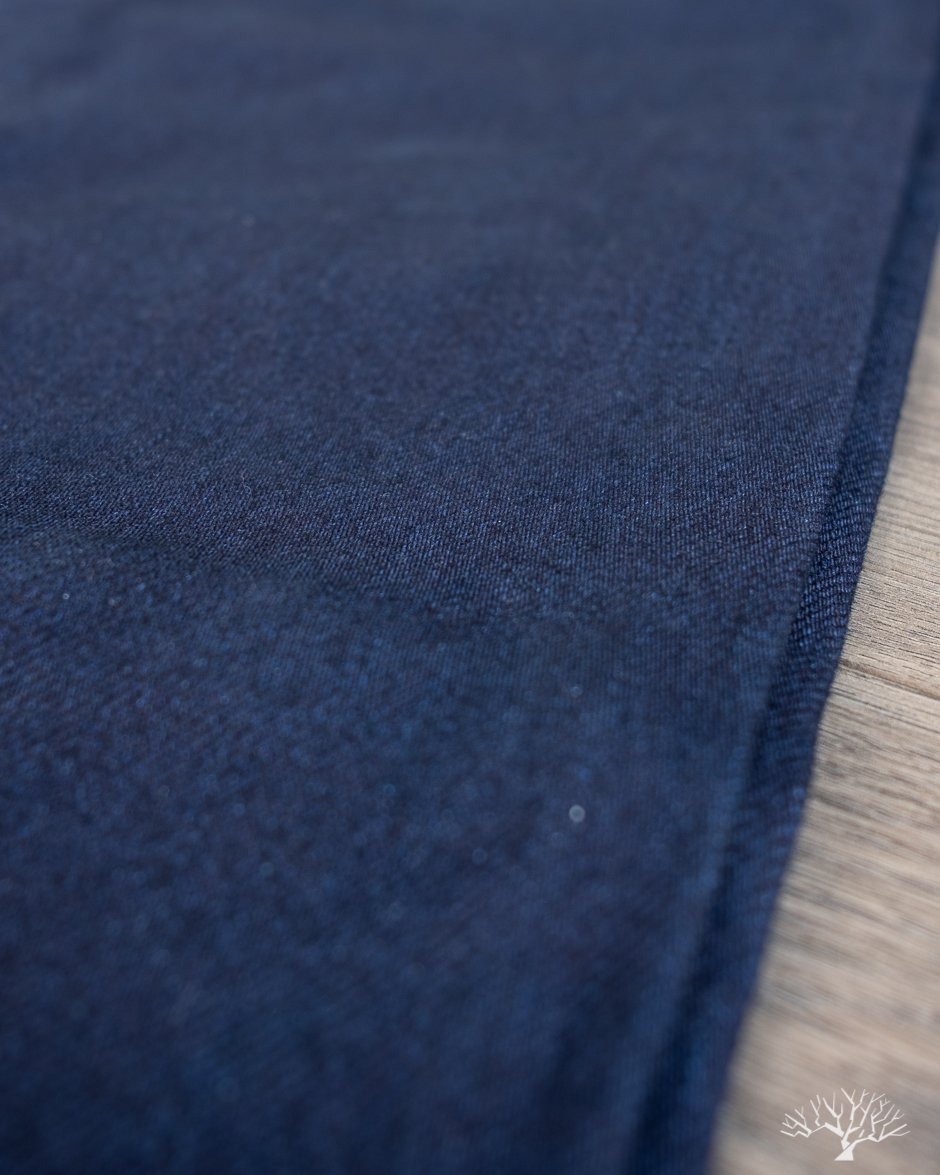 Iron Heart IH-555S-19ib - 19oz Indigo/Black Selvedge Super Slim Denim