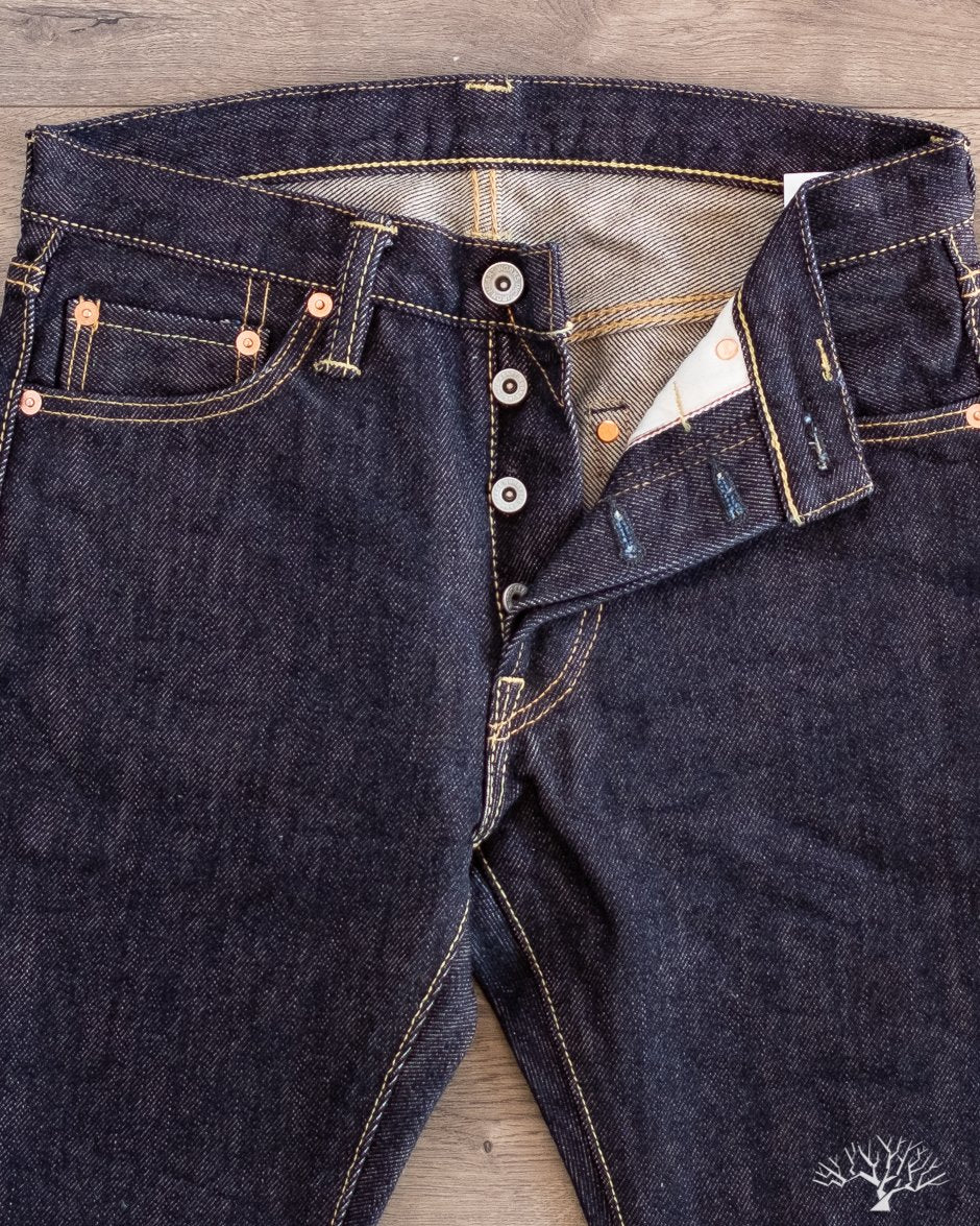 IH-555S-21 - Indigo 21oz Japanese Selvedge Super-Slim Denim