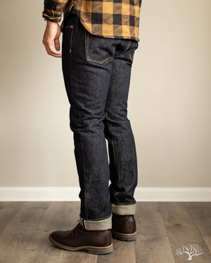 Iron Heart IH-555S-21- Indigo 21oz Japanese Selvedge Super-Slim Denim