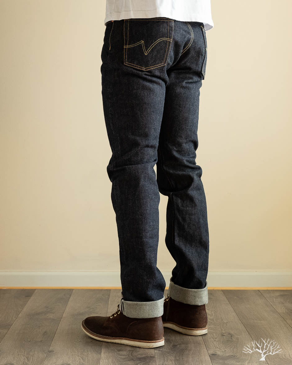 IH-888S - Indigo 21oz Japanese Selvedge High Rise Tapered Denim