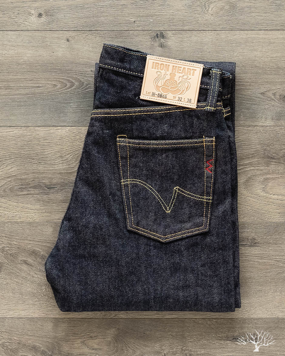 IH-888S - Indigo 21oz Japanese Selvedge High Rise Tapered Denim