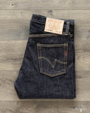 IH-888S - Indigo 21oz Japanese Selvedge High Rise Tapered Denim