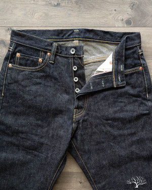 IH-888S - Indigo 21oz Japanese Selvedge High Rise Tapered Denim