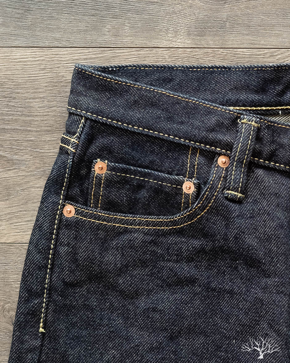 IH-888S - Indigo 21oz Japanese Selvedge High Rise Tapered Denim