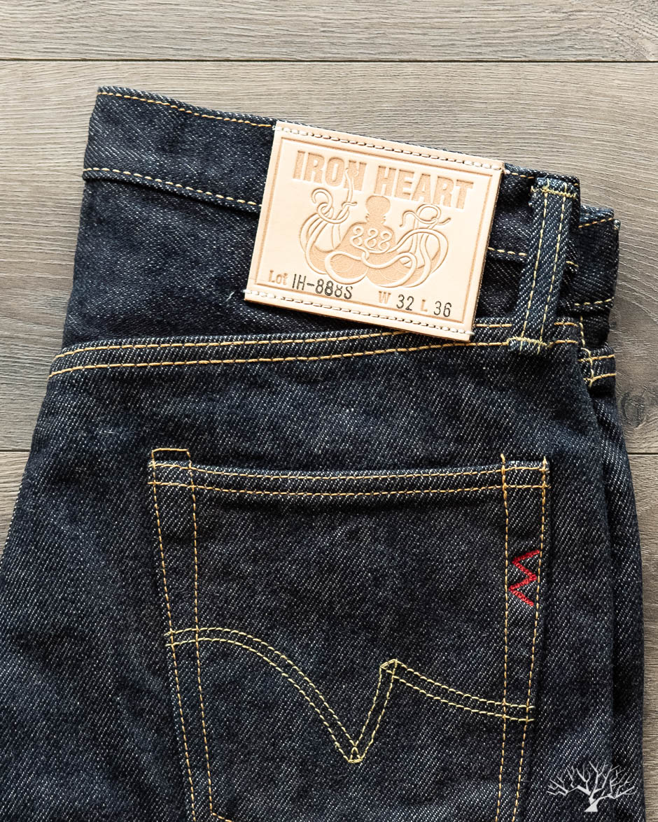IH-888S - Indigo 21oz Japanese Selvedge High Rise Tapered Denim