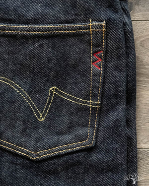 IH-888S - Indigo 21oz Japanese Selvedge High Rise Tapered Denim