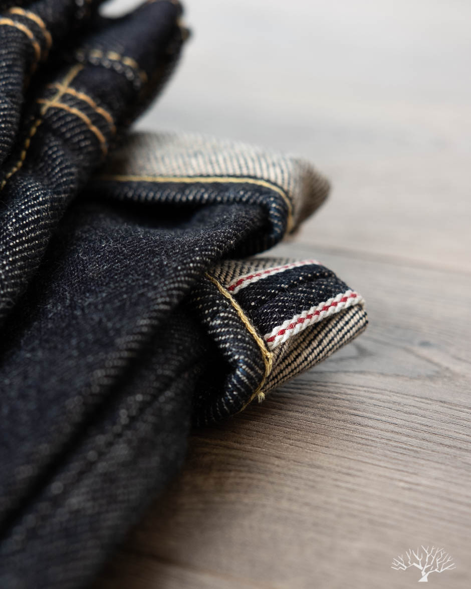 IH-888S - Indigo 21oz Japanese Selvedge High Rise Tapered Denim