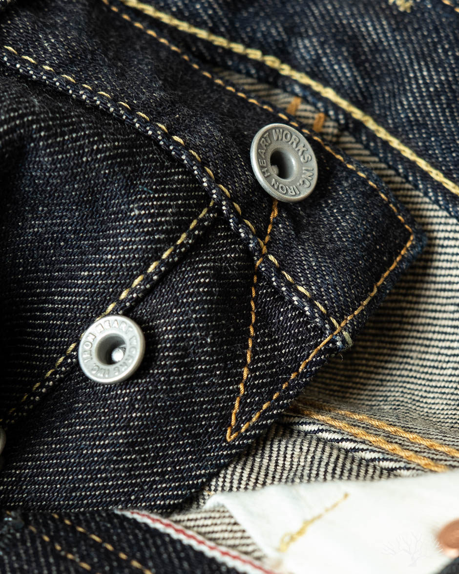 IH-888S - Indigo 21oz Japanese Selvedge High Rise Tapered Denim