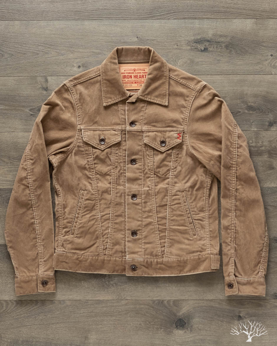 IHJ-69 - 14W Corduroy Modified Type III Jacket - Khaki