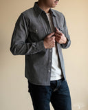 IHSH-07-IND - Indigo Hickory Stripe Western Shirt