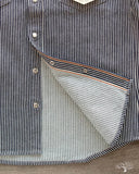 IHSH-07-IND - Indigo Hickory Stripe Western Shirt