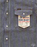 IHSH-07-IND - Indigo Hickory Stripe Western Shirt