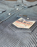 IHSH-07-IND - Indigo Hickory Stripe Western Shirt