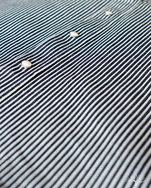 IHSH-07-IND - Indigo Hickory Stripe Western Shirt