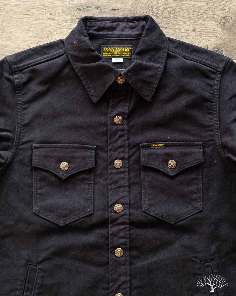 IHSH-216-NAV - Heavy Moleskin CPO Shirt - Navy