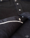 IHSH-218 12oz Black Selvedge Denim Western Shirt