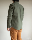 Iron Heart IHSH-235-OLV Military Serge Olive Western Shirt