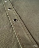 Iron Heart IHSH-235-OLV Military Serge Olive Western Shirt