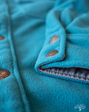 IHSH-287-TUR - Micro Fleece C.P.O. Shirt - Turquoise