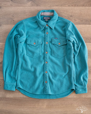 IHSH-287-TUR - Micro Fleece C.P.O. Shirt - Turquoise