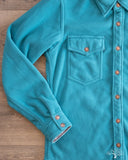 IHSH-287-TUR - Micro Fleece C.P.O. Shirt - Turquoise