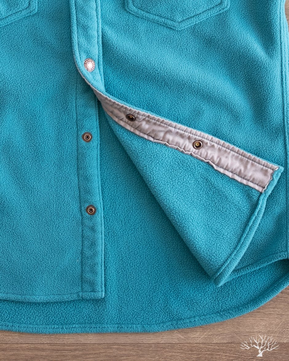 IHSH-287-TUR - Micro Fleece C.P.O. Shirt - Turquoise