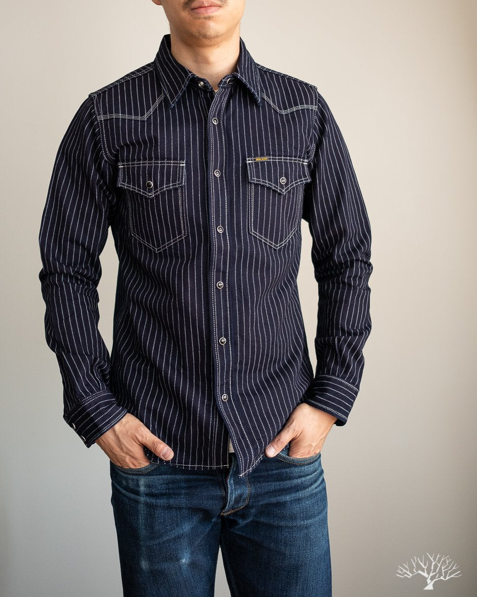 IHSH-62-IND - Wabash Western Shirt - Indigo