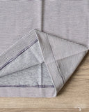 Merz b. Schwanen 215 Crew Neck Tee - Striped Ink Blue / Nature