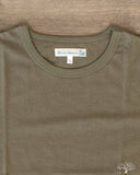 1950s Organic Cotton Crew Neck Tee - Army