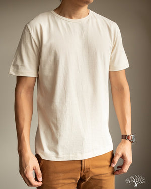 Merz b. Schwanen 215 2-thread Tee in Nature