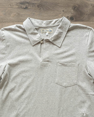 Good Basics Polo Shirt (Pocket) - Grey Melange